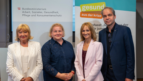 Pressekonferenz "Gesund aus der Krise": Was Social Media mit der Psyche von jungen Menschen macht © BMASGPK/David Habermann