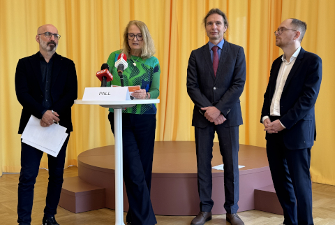 Foto von der Pressekonferenz "Medienbildung. Jetzt"