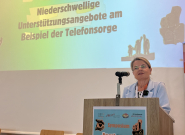Symposium "Angst vor dem Leben" - Silvia Breitwieser (Telefonseelsorge)